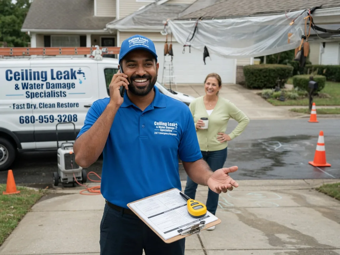 Ceiling Leak Cleanup Saratoga, TX FAQs